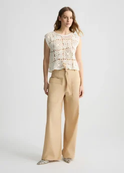 Liu Jo Pantalon en popeline|Femme Pantalons