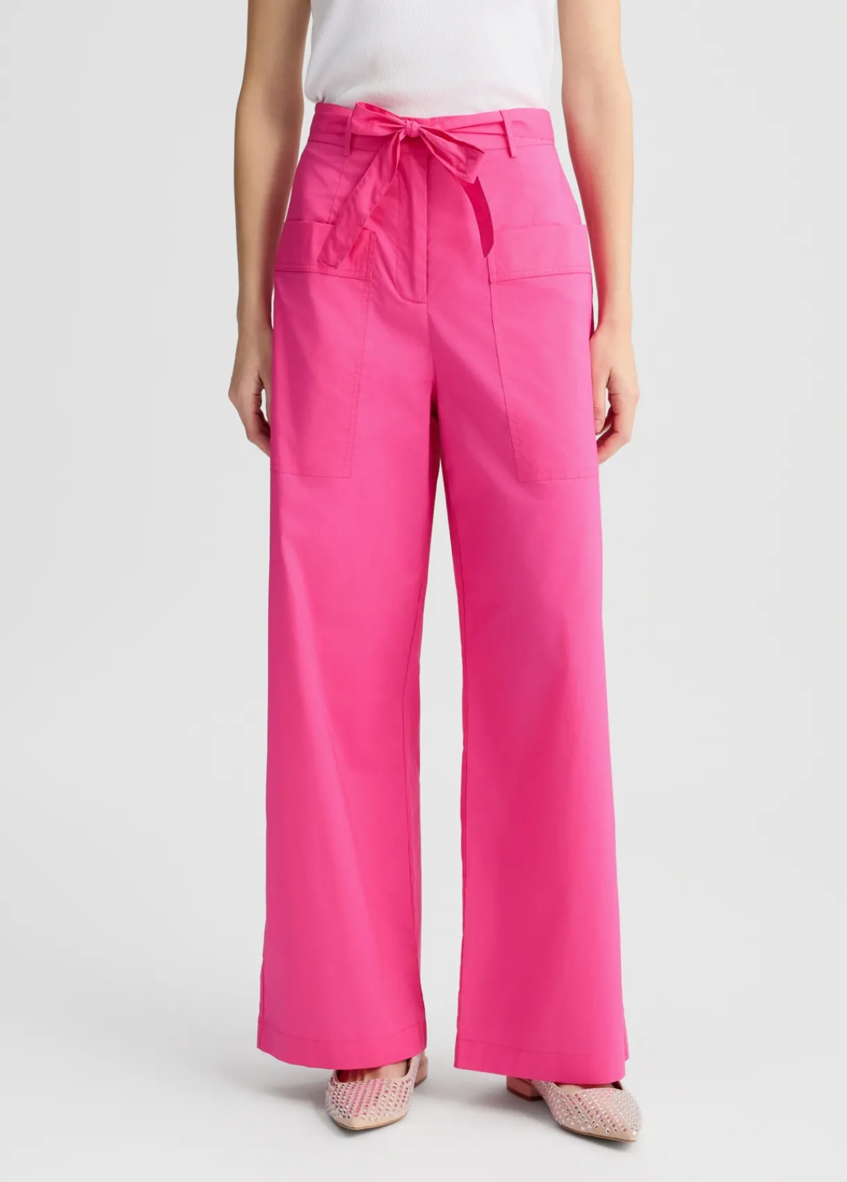 Liu Jo Pantalon en popeline|Femme Pantalons