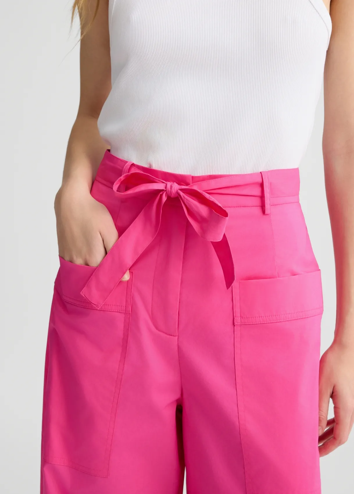 Liu Jo Pantalon en popeline|Femme Pantalons