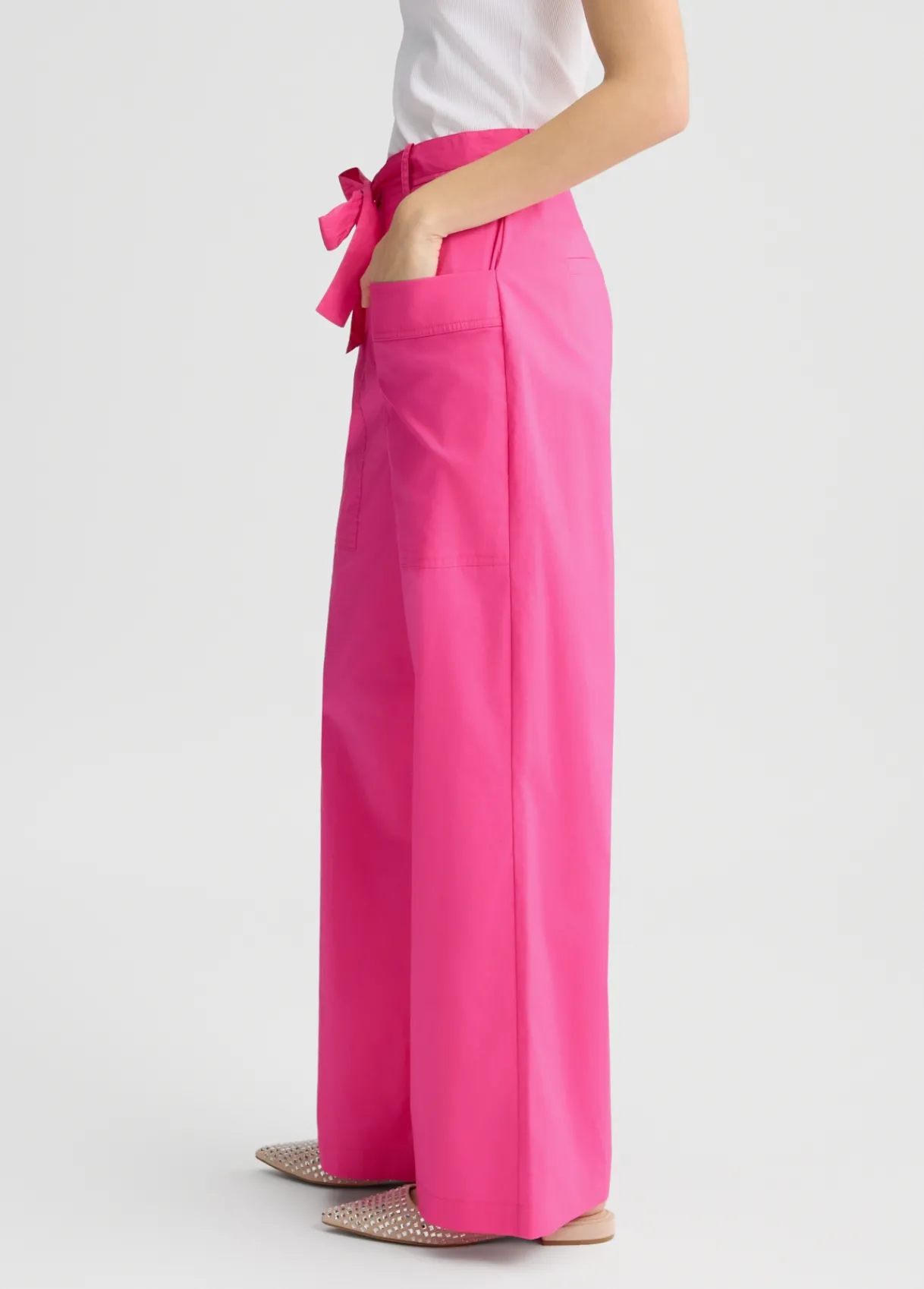 Liu Jo Pantalon en popeline|Femme Pantalons