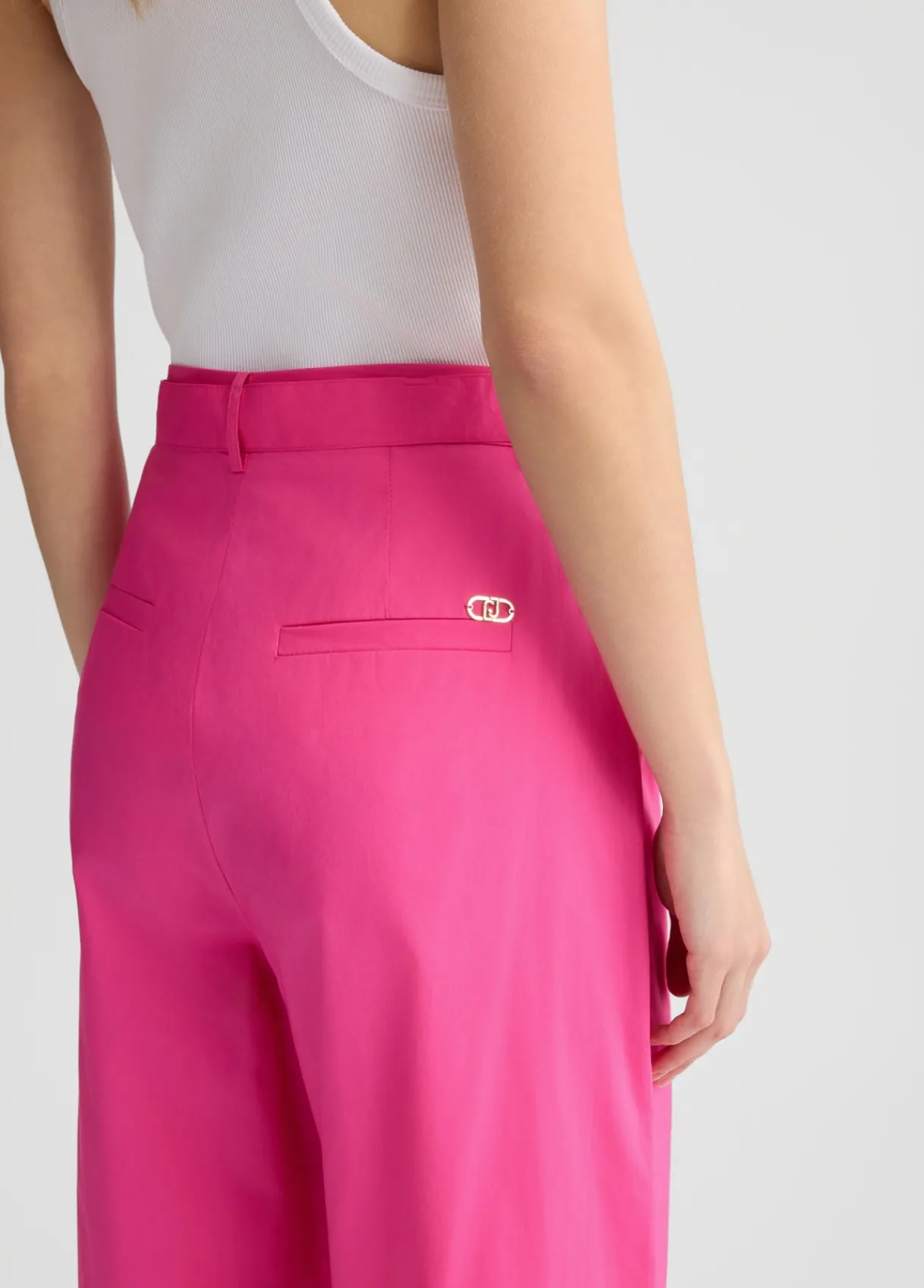 Liu Jo Pantalon en popeline|Femme Pantalons