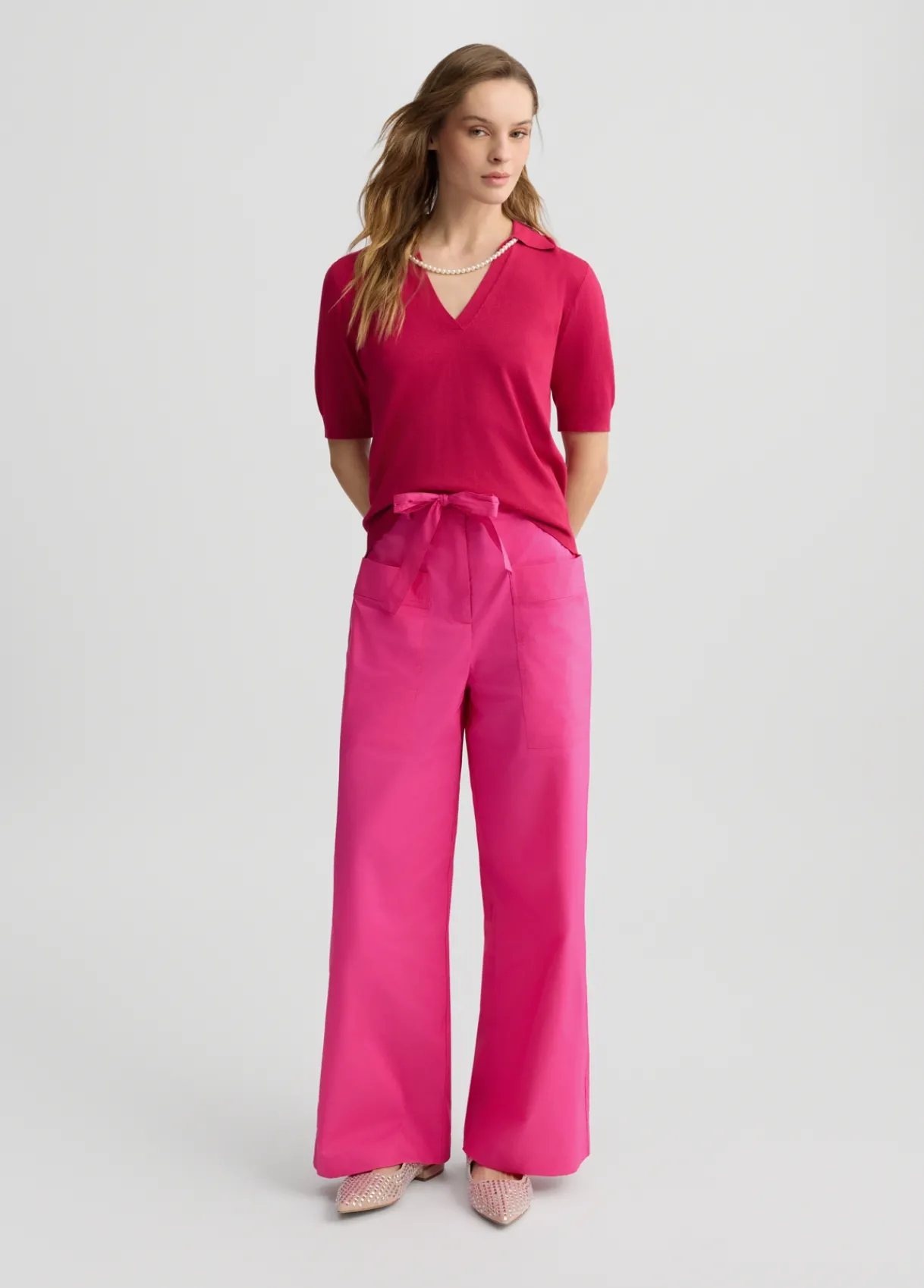 Liu Jo Pantalon en popeline|Femme Pantalons