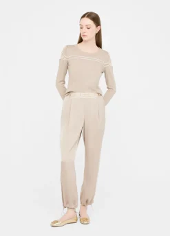 Liu Jo Pantalon en satin|Femme Vêtements De Sport|Pantalons