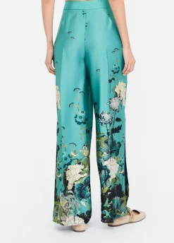 Liu Jo Pantalon en sergé imprimé|Femme Pantalons|Cérémonie