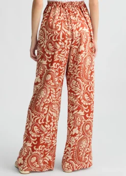 Liu Jo Pantalon en sergé imprimé|Femme Pantalons