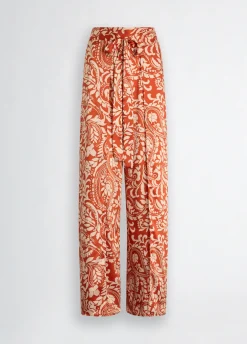 Liu Jo Pantalon en sergé imprimé|Femme Pantalons