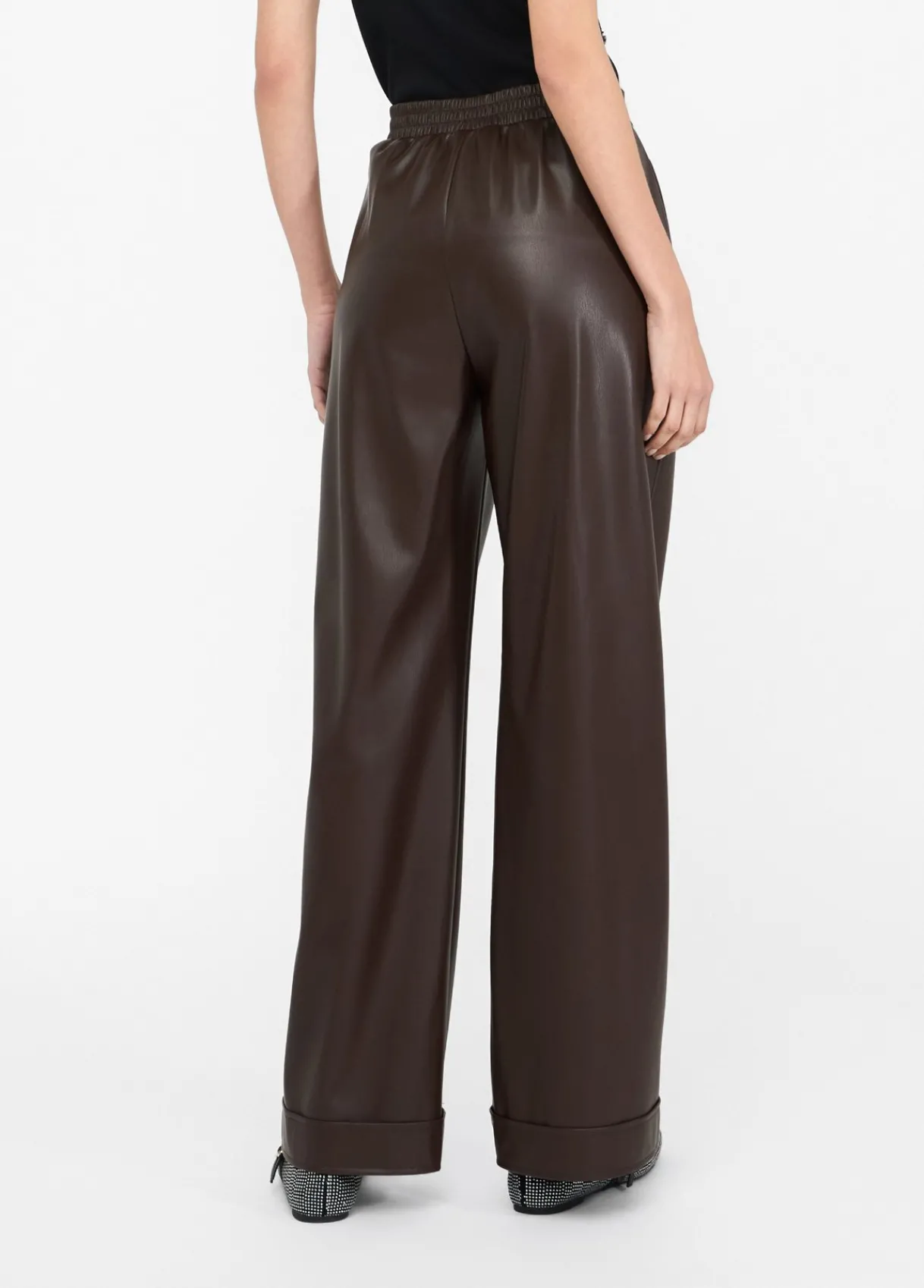 Liu Jo Pantalon en tissu enduit|Femme Pantalons