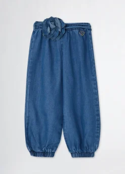Liu Jo Pantalon en toile denim|Enfant Pantalons & Jupes