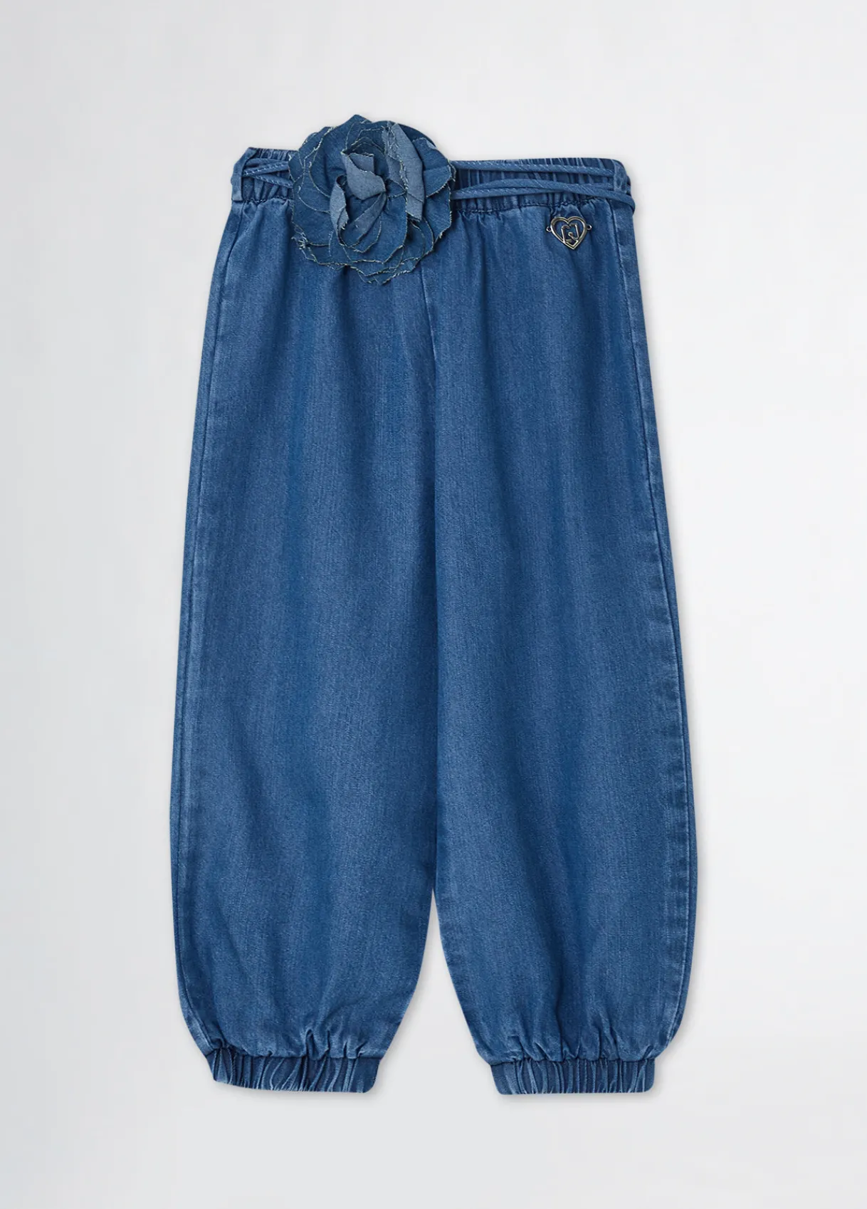 Liu Jo Pantalon en toile denim|Enfant Pantalons & Jupes