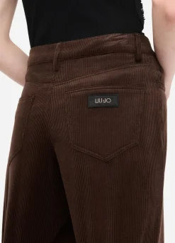Liu Jo Pantalon en velours|Femme Pantalons