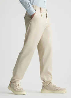 Liu Jo Pantalon jacquard en lin mélangé|Homme Pantalons
