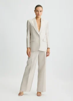 Liu Jo Pantalon long en shantung|Femme Pantalons|Cérémonie