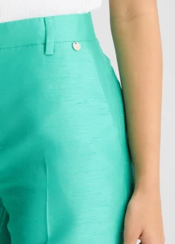 Liu Jo Pantalon long en shantung|Femme Pantalons|Tailleurs