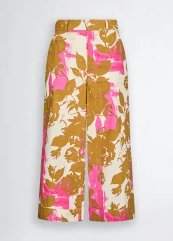 Liu Jo Pantalon palazzo à fleurs|Femme Pantalons