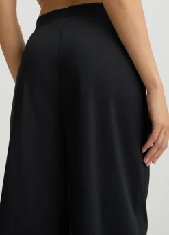 Liu Jo Pantalon palazzo en coton|Femme Mode Plage|Pantalons