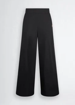 Liu Jo Pantalon palazzo en coton|Femme Mode Plage|Pantalons