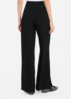 Liu Jo Pantalon palazzo en envers satin|Femme Pantalons|Tailleurs