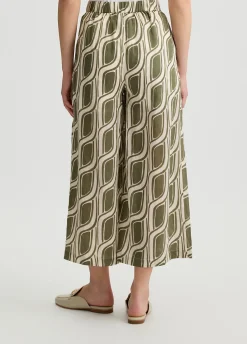 Liu Jo Pantalon palazzo en ramie|Femme Pantalons