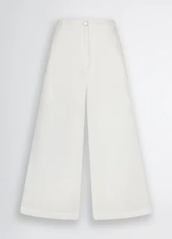 Liu Jo Pantalon palazzo en ramie|Femme Pantalons