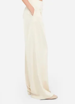 Liu Jo Pantalon palazzo en satin|Femme Pantalons