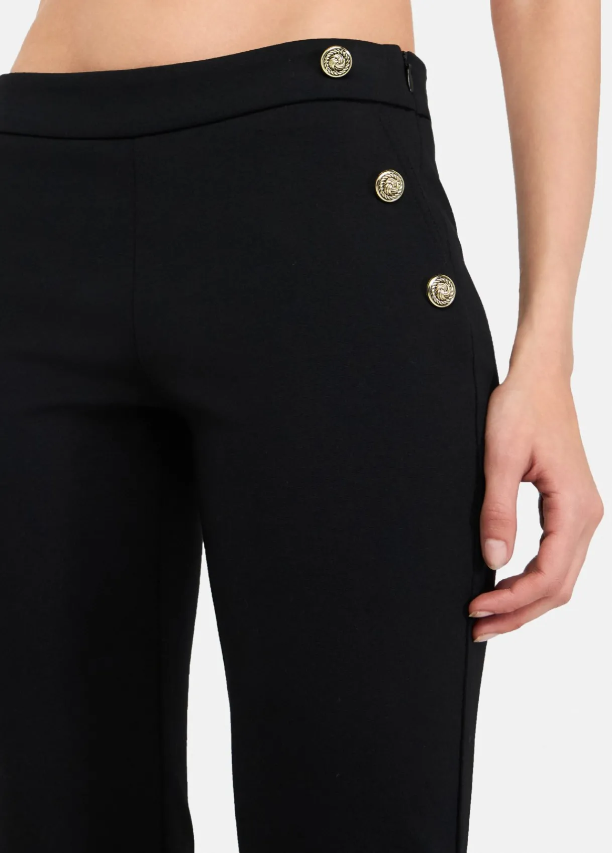 Liu Jo Pantalon skinny avec boutons|Femme Pantalons|Tailleurs