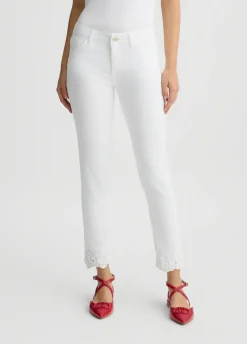 Liu Jo Pantalon skinny avec broderies|Femme Pantalons