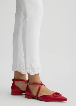 Liu Jo Pantalon skinny avec broderies|Femme Pantalons