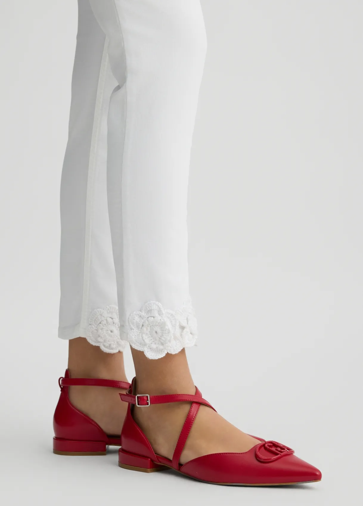 Liu Jo Pantalon skinny avec broderies|Femme Pantalons