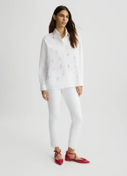 Liu Jo Pantalon skinny avec broderies|Femme Pantalons