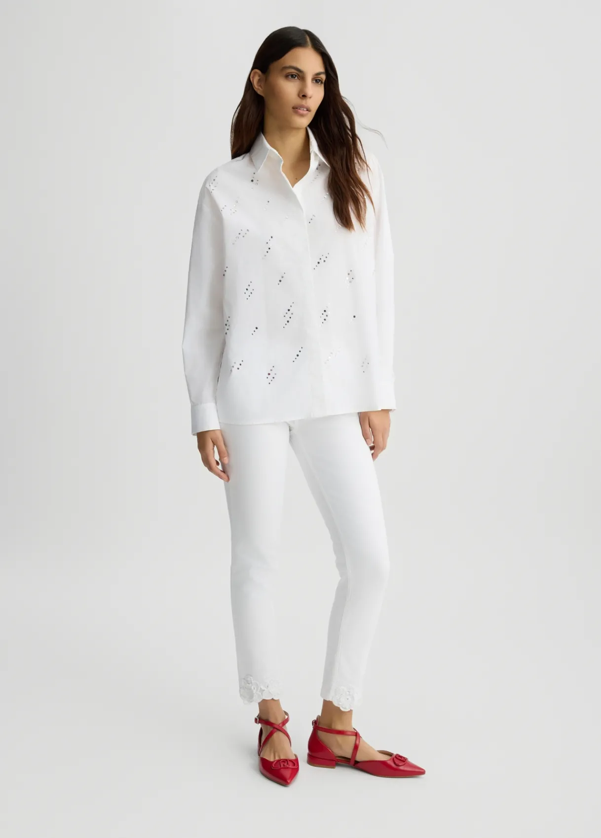 Liu Jo Pantalon skinny avec broderies|Femme Pantalons