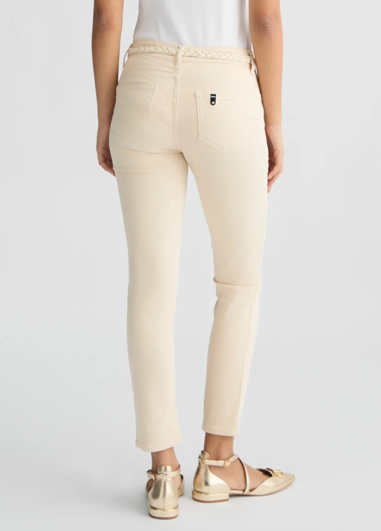 Liu Jo Pantalon skinny avec ceinture|Femme Pantalons