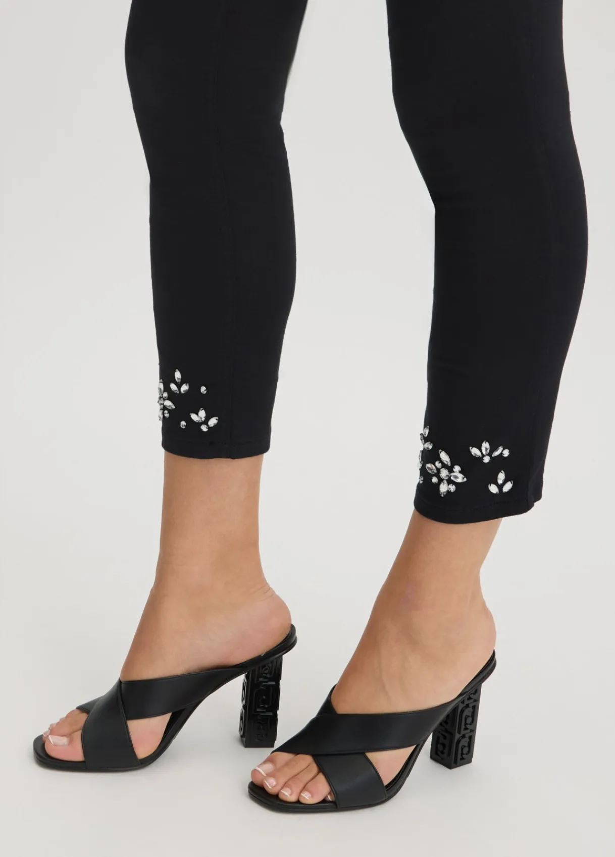 Liu Jo Pantalon skinny avec strass|Femme Pantalons