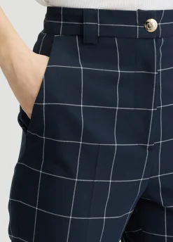 Liu Jo Pantalon slim à carreaux|Femme Pantalons|Tailleurs