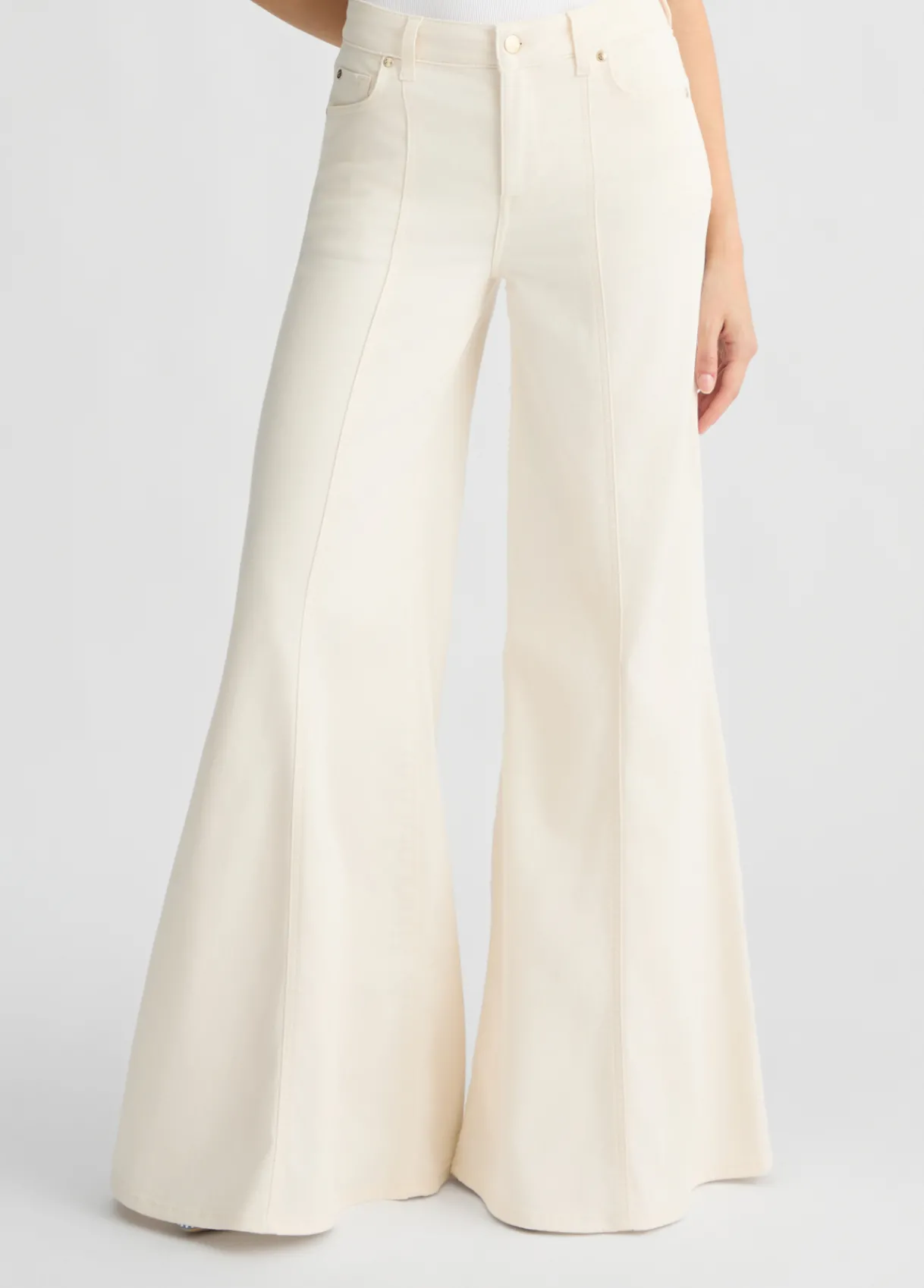 Liu Jo Pantalon super évasé à taille haute|Femme Pantalons