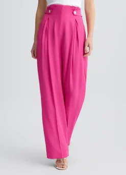 Liu Jo Pantalon taille haute à grenouilles|Femme Pantalons|Cérémonie