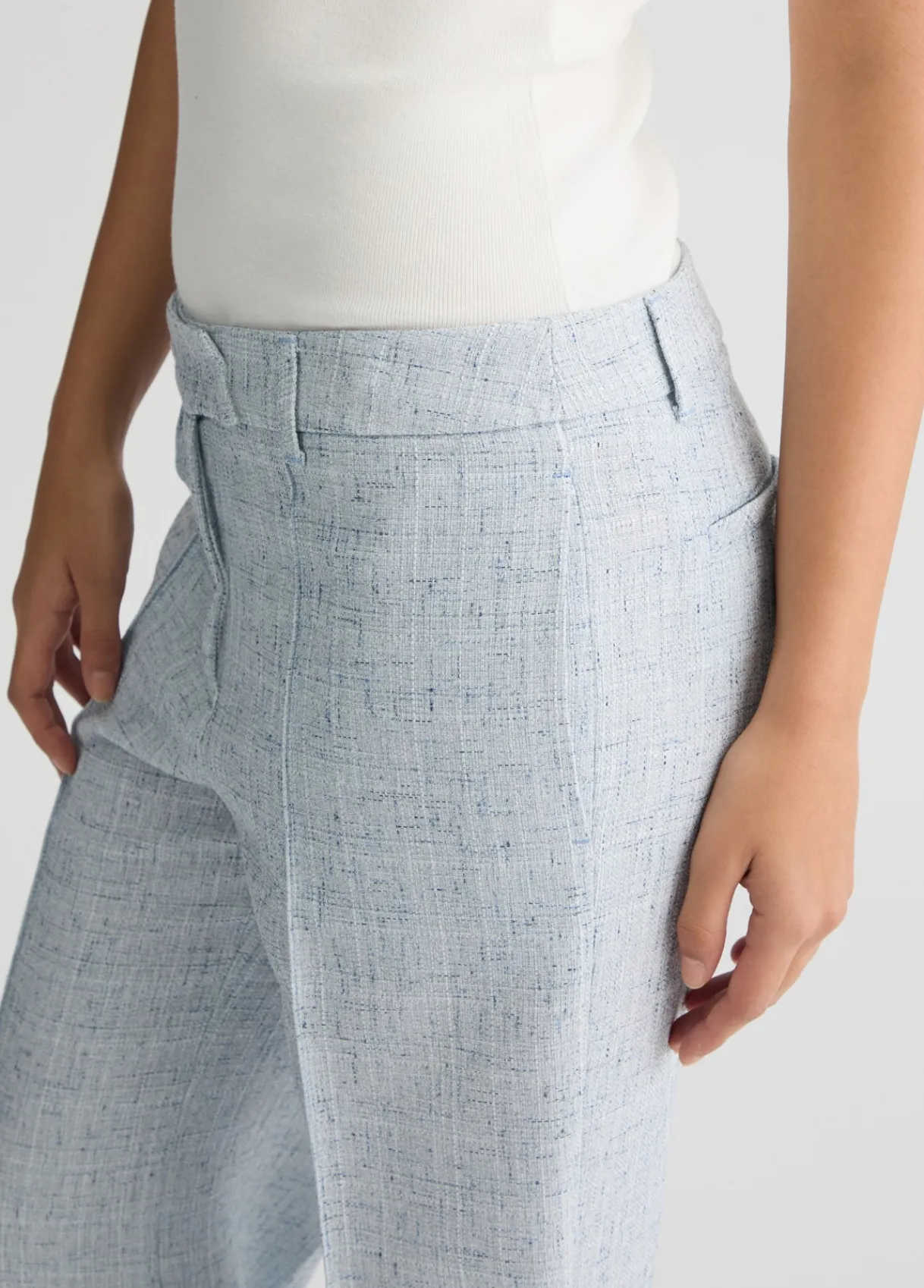 Liu Jo Pantalon évasé à taille haute|Femme Pantalons|Tailleurs