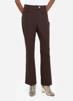 Liu Jo Pantalon évasé à taille haute|Femme Vêtements De Sport|Pantalons