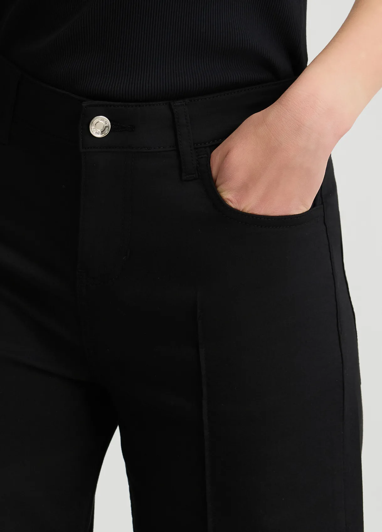 Liu Jo Pantalon évasé à taille haute|Femme Pantalons
