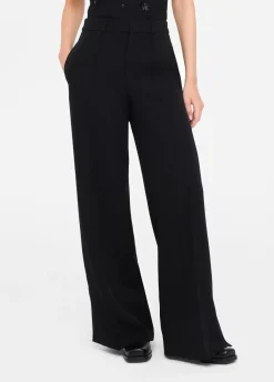 Liu Jo Pantalon évasé avec fentes|Femme Pantalons