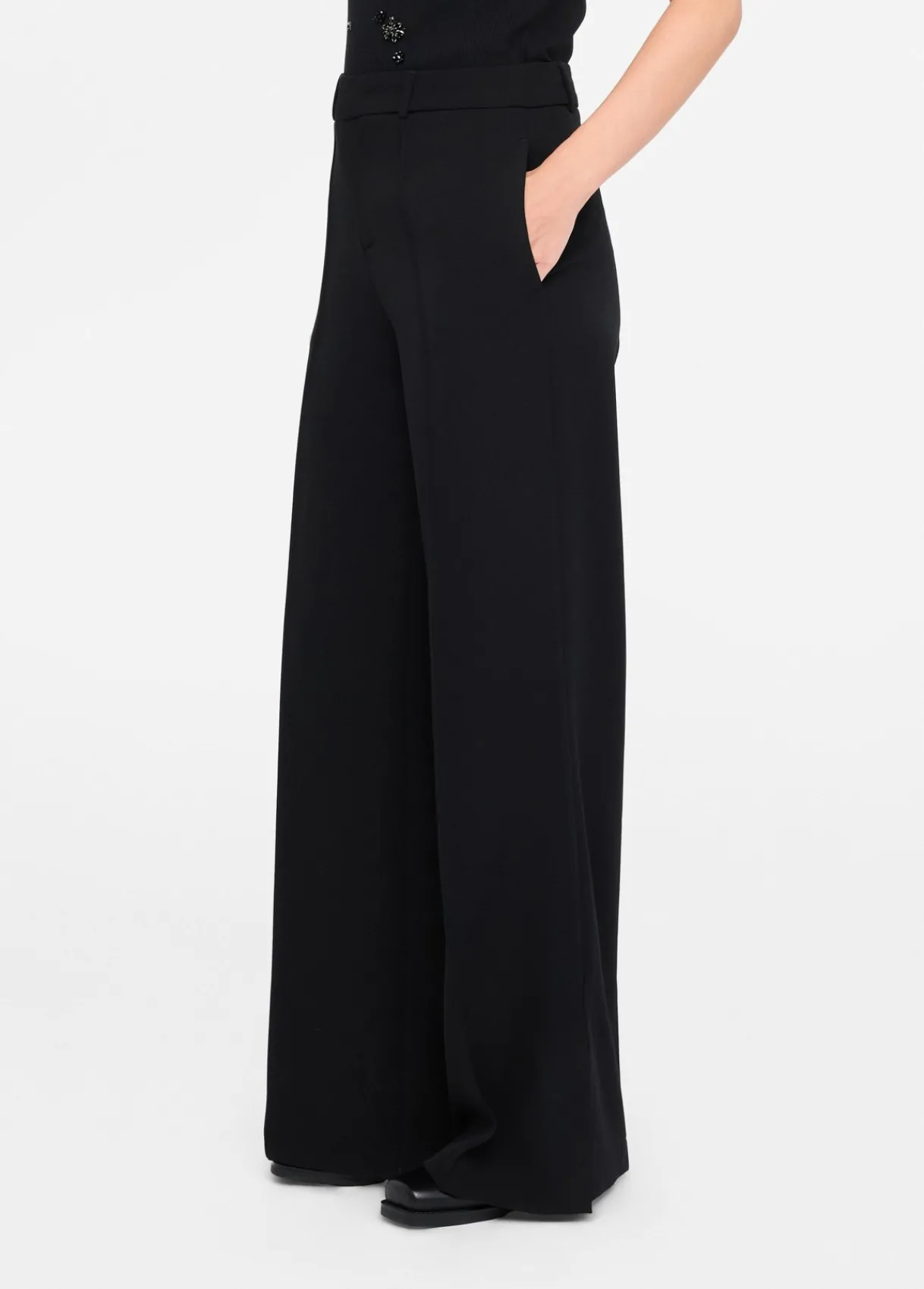 Liu Jo Pantalon évasé avec fentes|Femme Pantalons