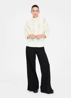 Liu Jo Pantalon évasé avec fentes|Femme Pantalons