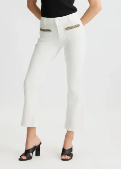 Liu Jo Pantalon évasé cropped|Femme Pantalons