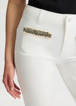 Liu Jo Pantalon évasé cropped|Femme Pantalons