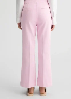 Liu Jo Pantalon évasé cropped en coton|Femme Pantalons