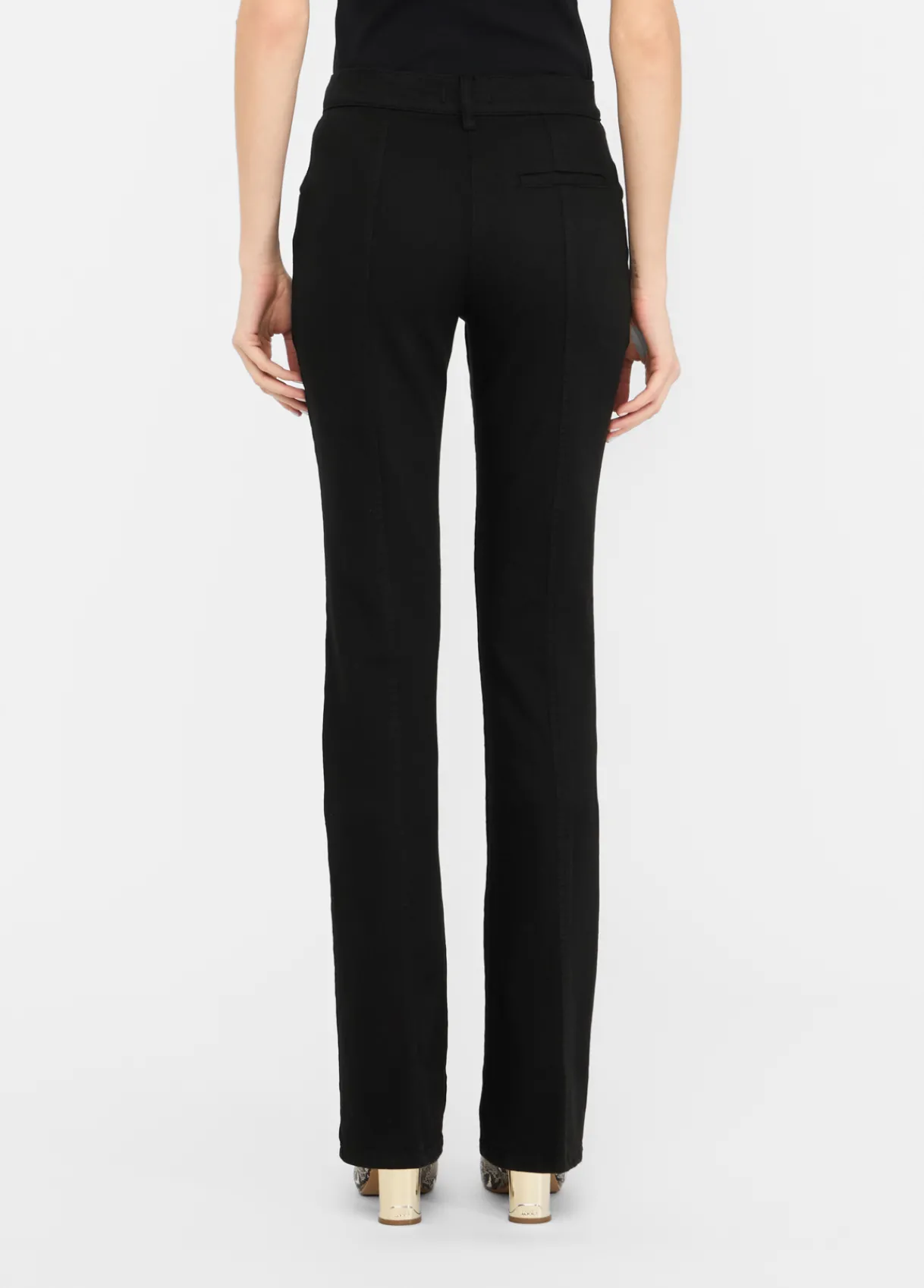 Liu Jo Pantalon évasé en bull de coton|Femme Pantalons
