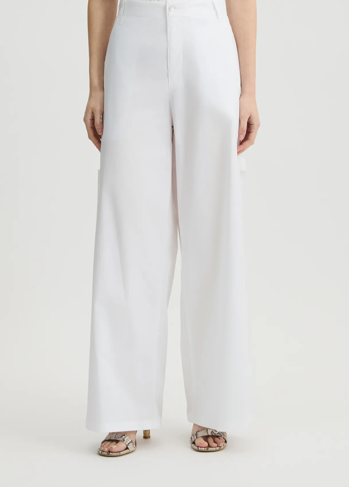 Liu Jo Pantalon évasé en coton|Femme Pantalons