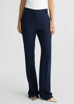 Liu Jo Pantalon évasé en crêpe cady|Femme Pantalons|Tailleurs