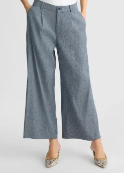 Liu Jo Pantalon évasé en denim|Femme Pantalons|Tailleurs