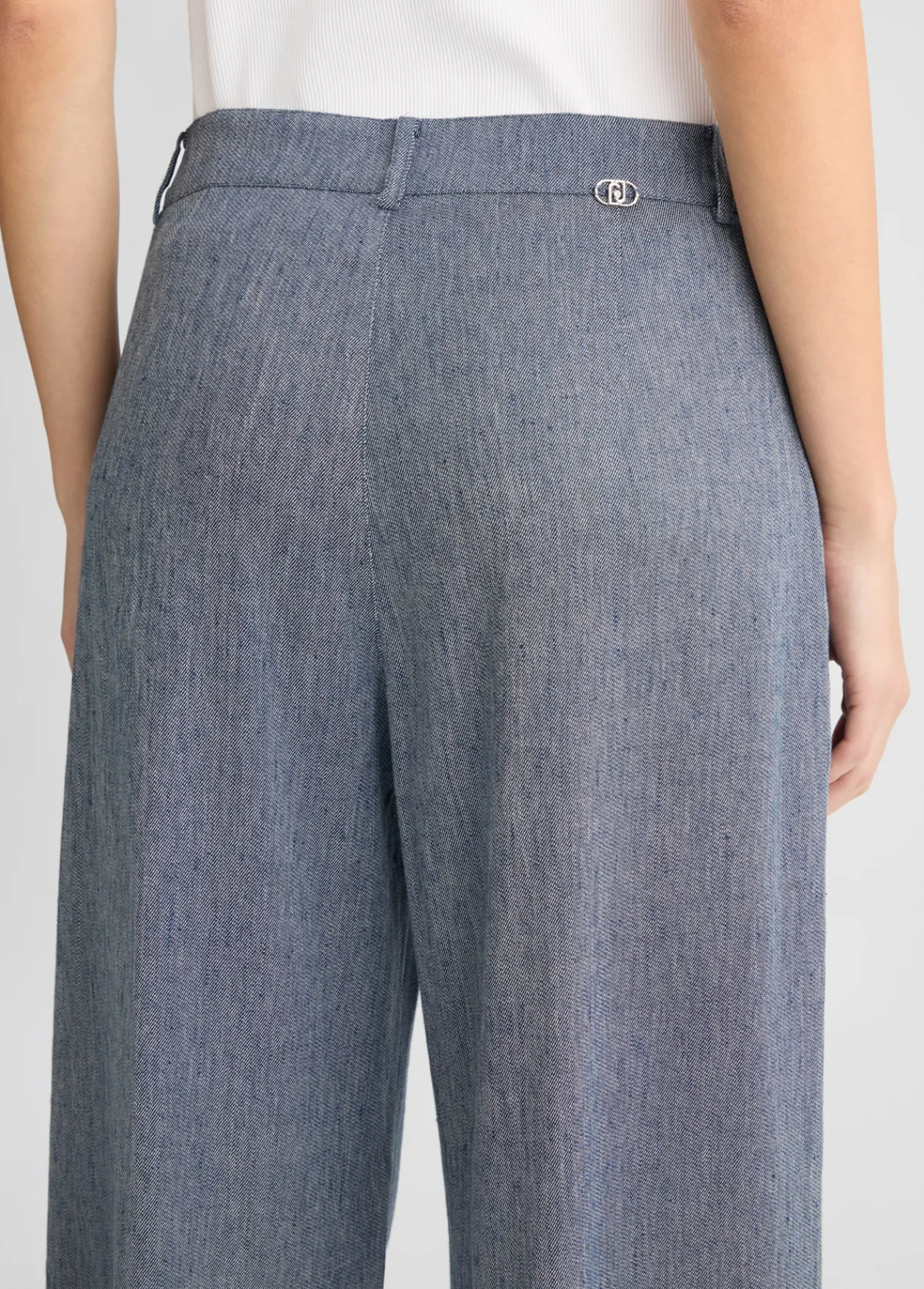 Liu Jo Pantalon évasé en denim|Femme Pantalons|Tailleurs