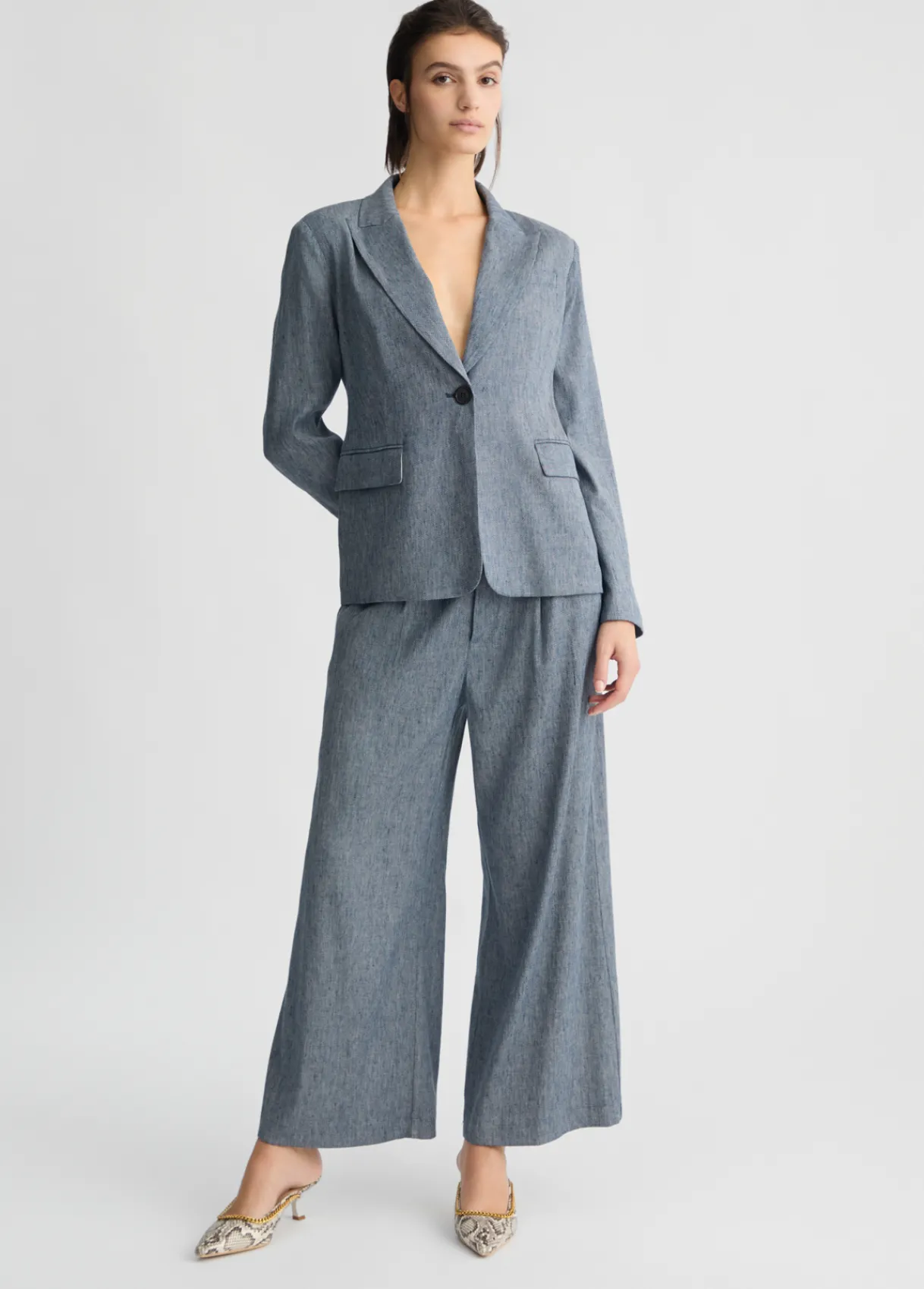 Liu Jo Pantalon évasé en denim|Femme Pantalons|Tailleurs